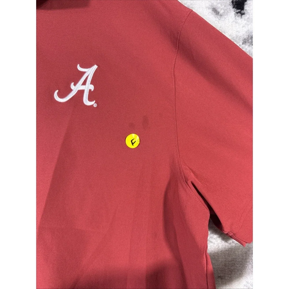 Nike Alabama Crimson Tide Polo Shirt‎ Mens Size Extra Large Red Performance